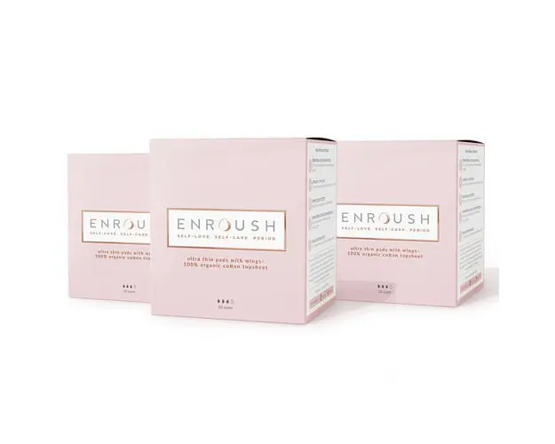 Pachet 3 x Absorbante 100% Organice SUPER, 10 bucati | Enroush