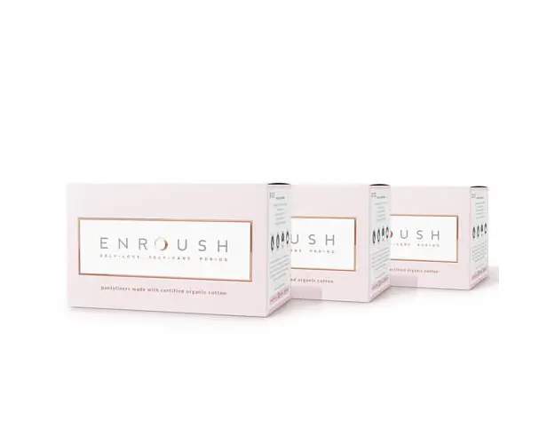 Pachet 3 x Absorbante Zilnice 100% Organice, 24 bucati | Enroush