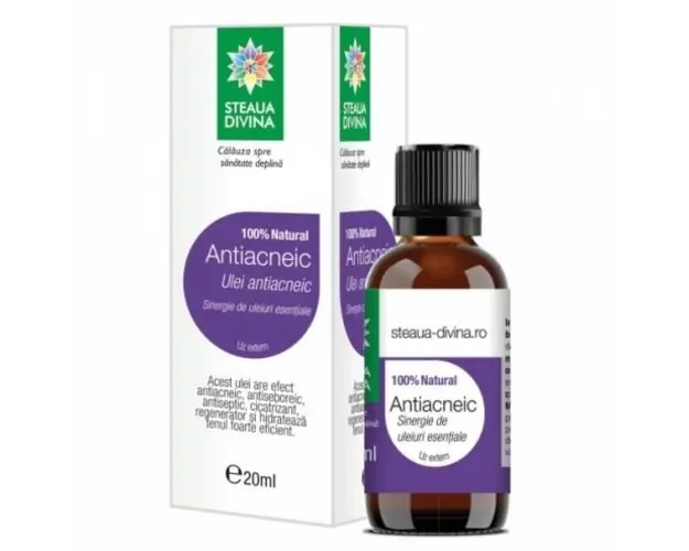 Sinergie de Uleiuri Antiacneic, 20ml | Steaua Divina
