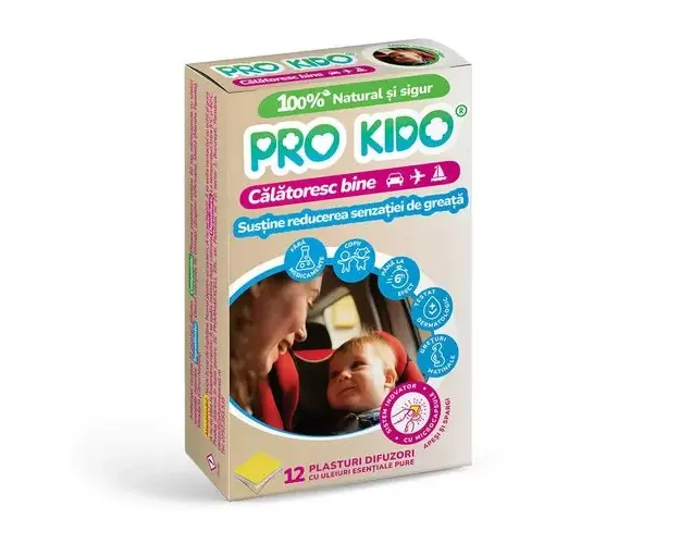Plasturi difuzori pentru copii, Calatoresc bine, 12 buc | Pro Kido Guard