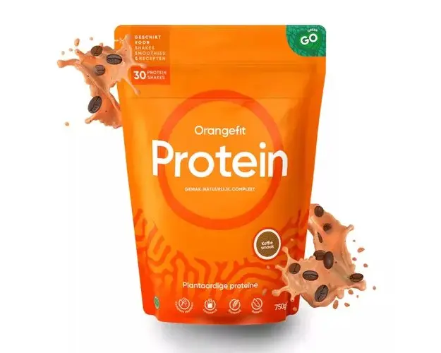 Proteina Vegetala cu Aroma de Cafea, 750g | Orangefit