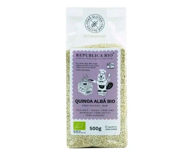 Quinoa Alba Fara Gluten, 500g ECO| Republica BIO