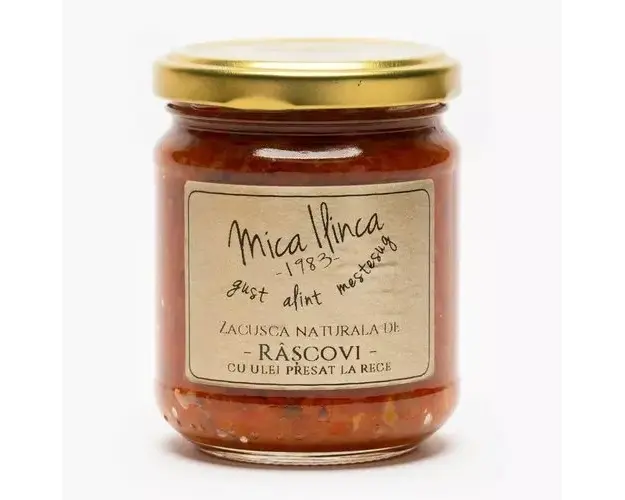 Zacusca Naturala de Rascovi, 200g | Mica Ilinca