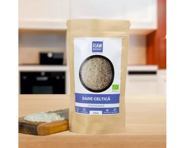 Sare Celtica Grunjoasa, 250g | Rawboost