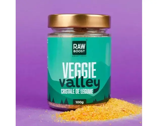 Veggie Valley - Cristale de Legume - Aport de Vitamine si Minerale, 100g | Rawboost