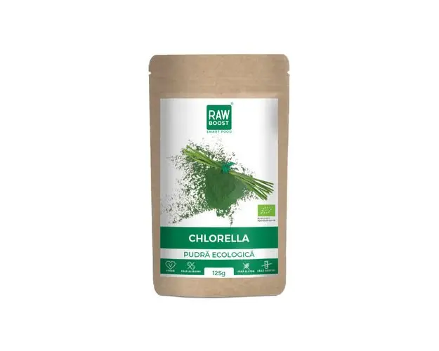Chlorella Pudra ECO - Regenerare, Detoxifiere | Rawboost