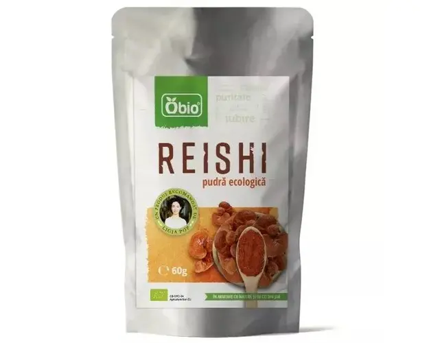 Reishi pulbere eco, 60g | Obio
