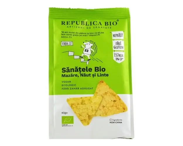Sanatele Mazare, Naut si Linte, fara gluten, 40g ECO| Republica Bio