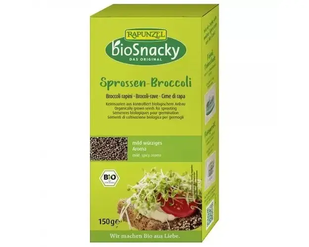 Seminte de Broccoli pentru Germinat, 150g ECO | Rapunzel - BioSnacky