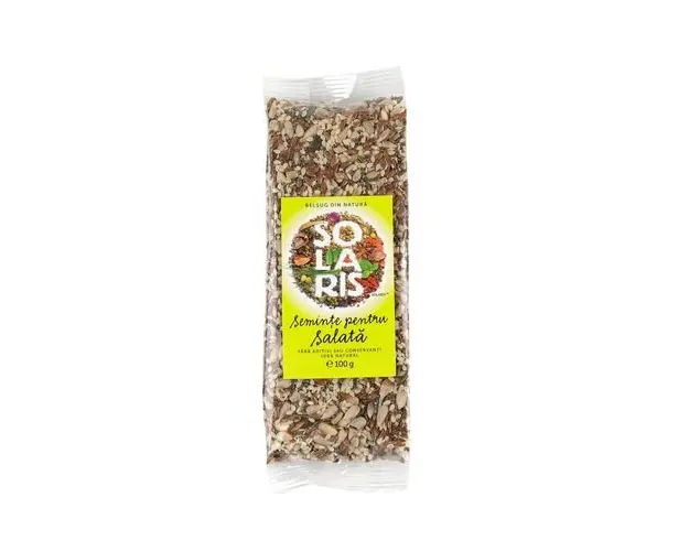 Seminte Pentru Salata (susan, floarea soarelui, in, chia, pin,dovleac), 100g | Solaris