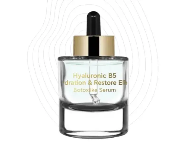 Ser Facial cu Efect de Botox -Hyaluronic B5 Elixir Hidratare si Regenerare, 30ml | Inalia