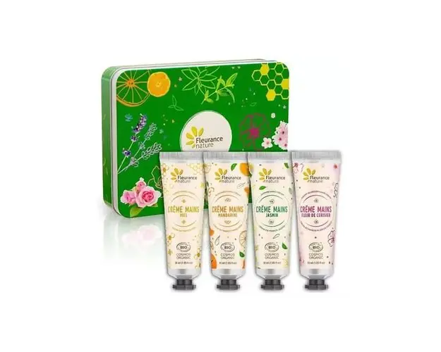 Set cadou 4 creme de maini Éveil des sens | Fleurance Nature 