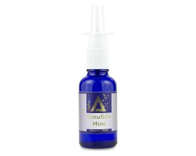 SinuSilv Mini, atomizor nazal cu argint coloidal, 10ppm | Pure Alchemy
