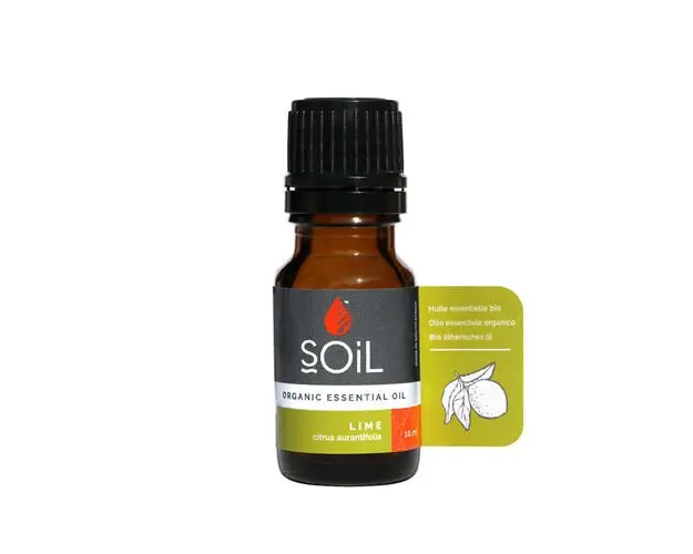 Ulei Esential Lime (Lamaie Verde) 100% Organic ECOCERT, 10ml | SOiL 