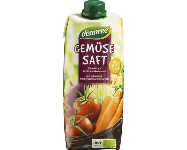 Suc de legume VEGAN ECO, 500ml | Dennree