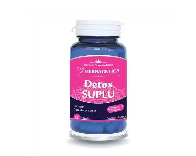 Detox Suplu, 60 capsule | Herbagetica