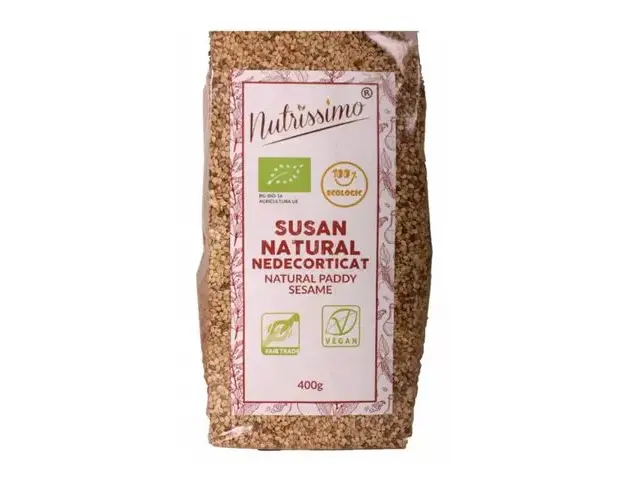Susan natural nedecorticat ECO, 400g | Nutrissimo