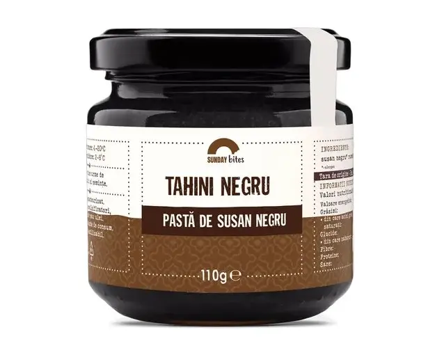 Tahini Negru  Pasta de Susan Negru, 100% naturala | Sunday bites