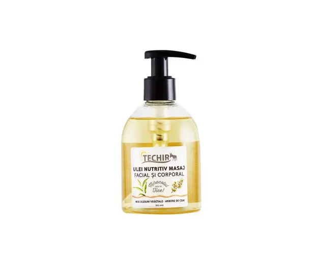 Ulei Nutritiv de Masaj Facial si Corporal, 250ml | Techir