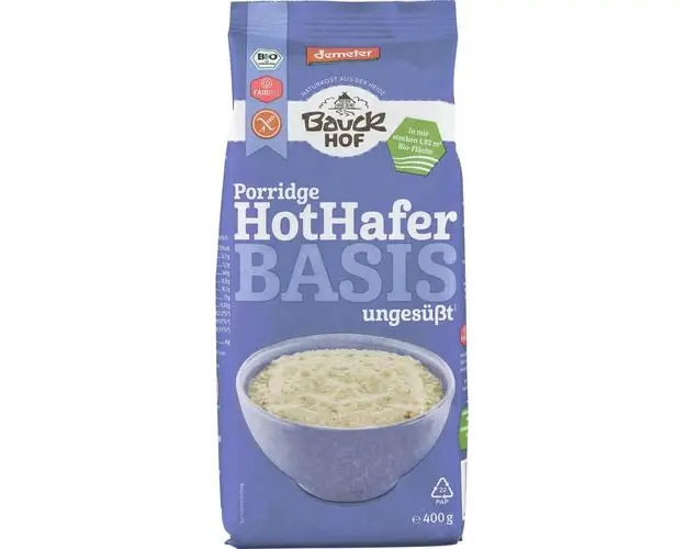 Terci din Ovaz Bazis Fara Gluten, 400g ECO| Bauck Hof