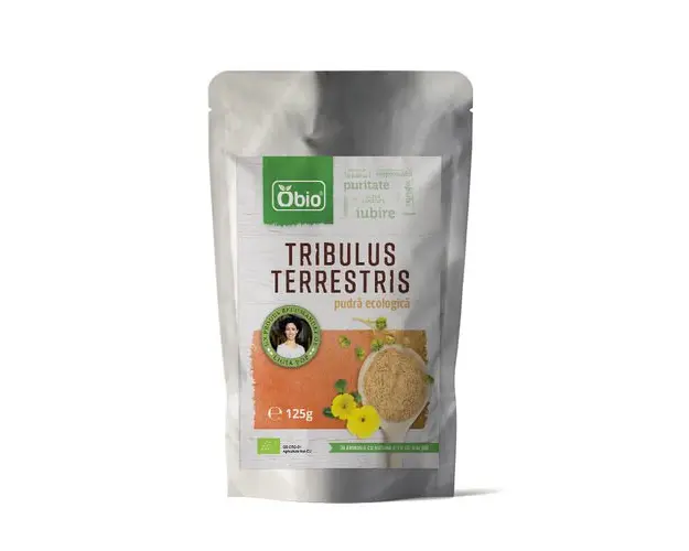 Tribulus terrestris pulbere eco, 125g | Obio