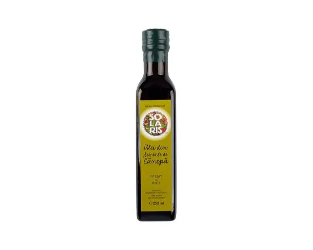 Ulei de Canepa Presat la Rece, 250ml | Solaris