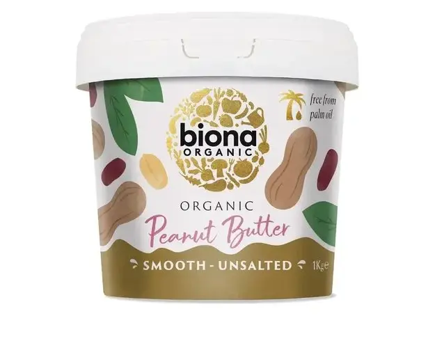 Unt de arahide smooth fara sare ECO, 1kg | Biona