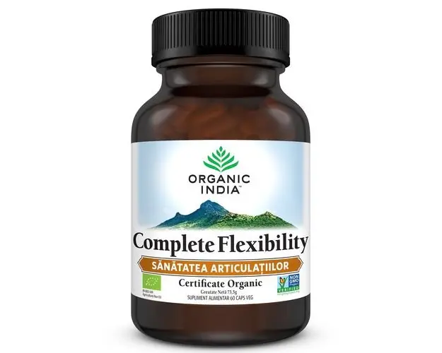 Complete Flexibility Sanatatea Articulatiilor 60 cps ECO| Organic India