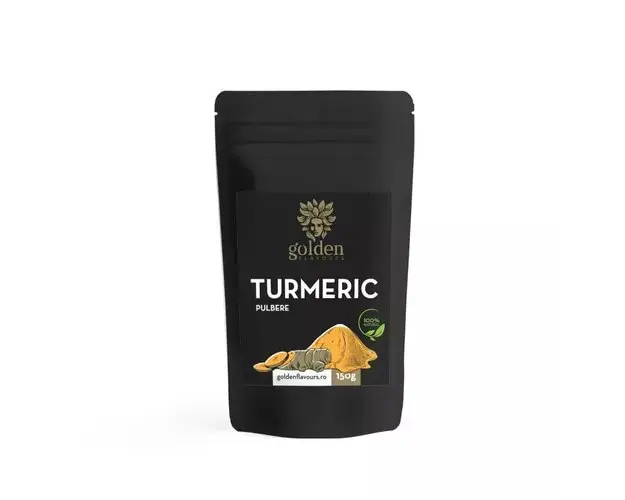 Turmeric Pulbere 100% Naturala, 150g | Golden Flavours 