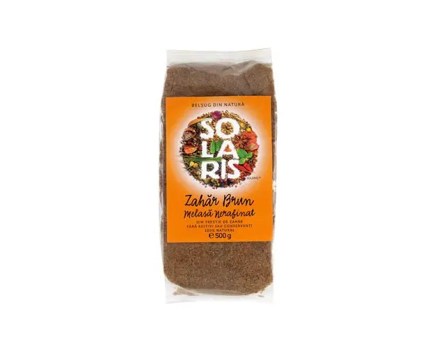 Zahar Brun Melasa Nerafinat, 500g | Solaris