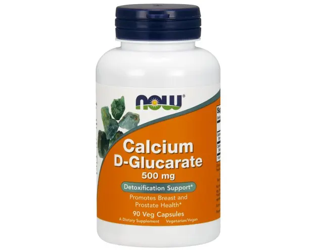 Now Calcium D-Glucarate 500 mg 90 vcaps