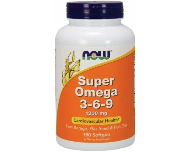 Now Super Omega 3-6-9 1200mg 180 softgels