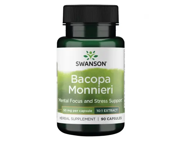 Swanson Bacopa Monnieri 10:1 Extract 50 mg 90 caps