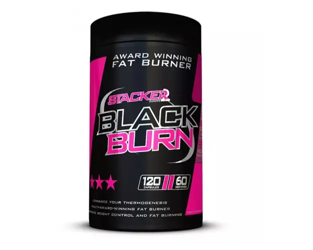 Stacker Black Burn 120 caps