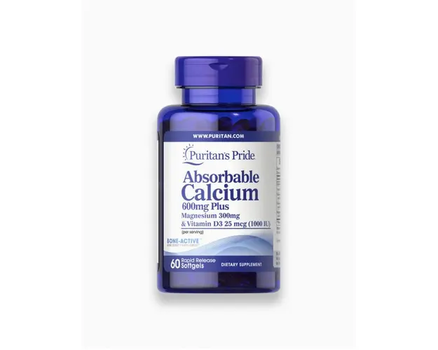 Puritan s Pride Absorbable Calcium Magnesium D3 60 softgels