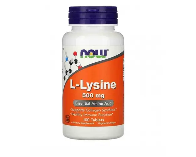 Now L-Lysine 500 mg 100 tab