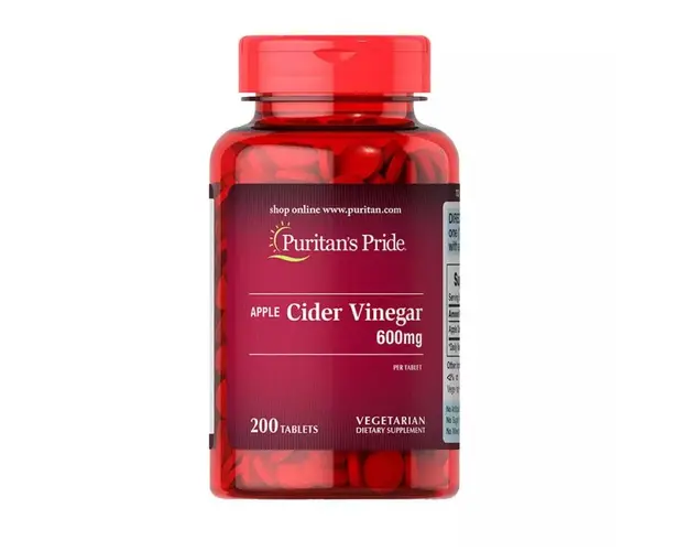 Puritan s Pride Apple Cider Vinegar 600 mg 200 tab