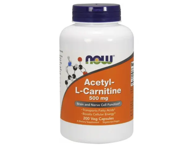 Now Acetyl-L-Carnitine 500mg 200 vcaps