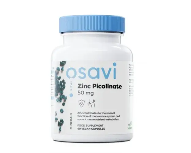 Osavi Zinc Picolinate, 50mg 60 veg caps