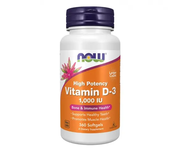 Now Vitamin D3 1000 IU 360 softgels