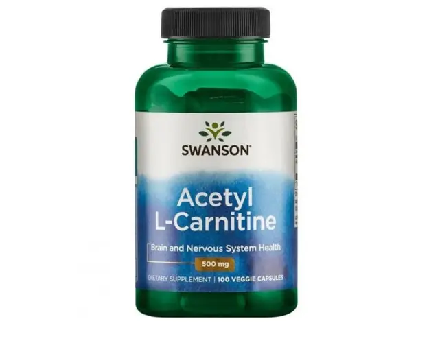 Swanson Acetyl L-Carnitine 500 mg 100 veg caps