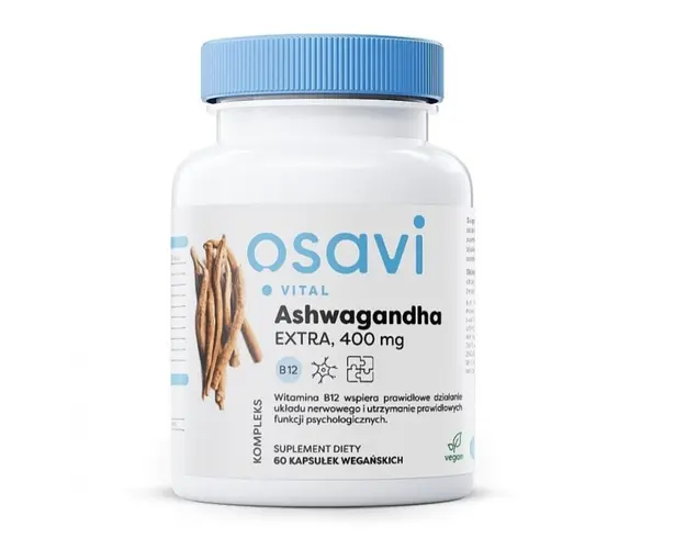 Osavi Ashwagandha Extra, 400 mg 60 veg caps