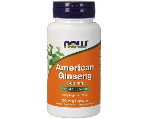 Now American Ginseng 500 mg 100 veg caps