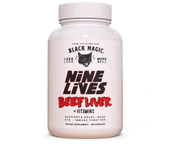 Black Magic Nine Lives Beef Liver+ Vitamins 160 caps