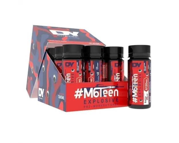 Dorian Yates M6Teen Explosive Pre-Workout Shot 12 x 60 ml
