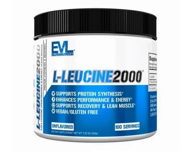 Evlution Nutrition L-Leucine 2000 Unflavored 200 grams