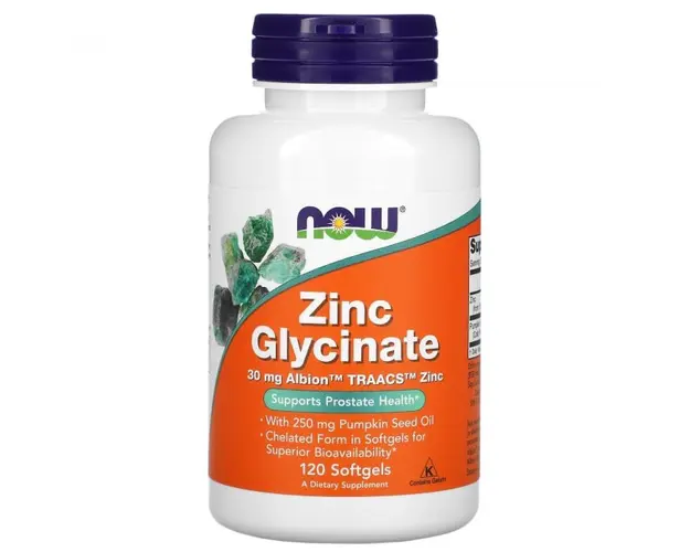 Now Zinc Glycinate 120 softgels