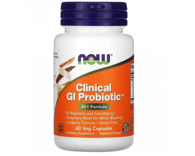 Now Clinical GI Probiotic 60vcaps