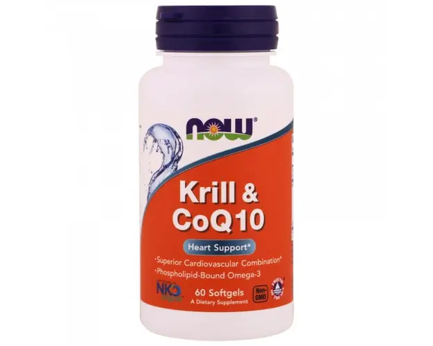 Now Krill CoQ10 60 softgels
