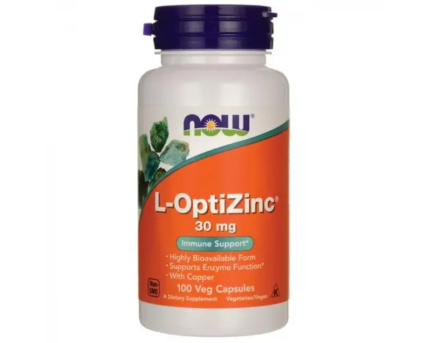 Now L-OptiZinc 30 mg 100 vcaps